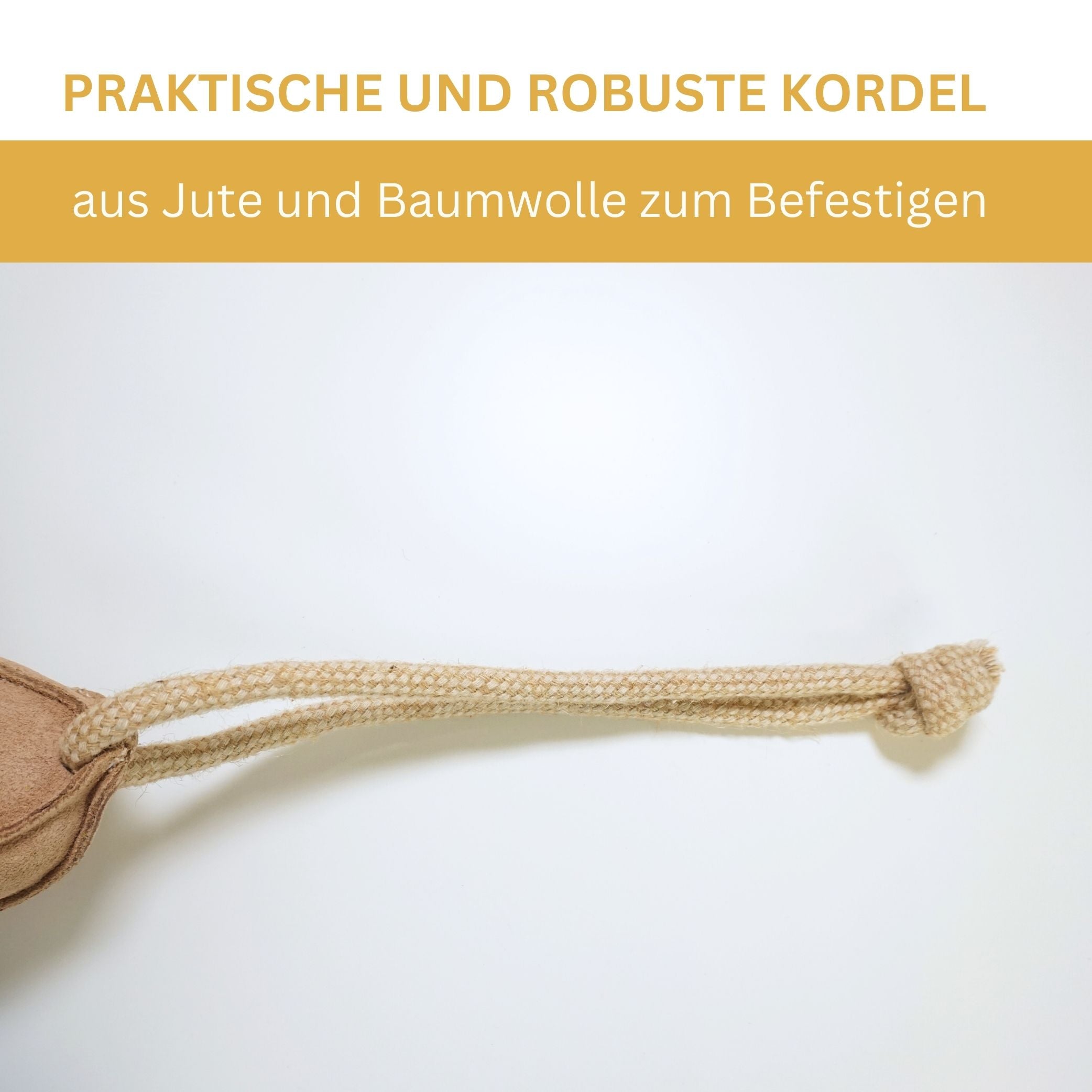 Pferdespielzeug aus Wildleder als Beschäftigung